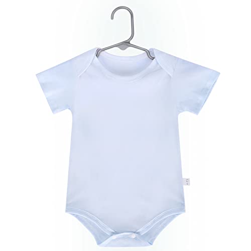 Minnebaby Plastic Baby Hangers 60 Pack, Ultra Thin No Slip Infant Nursery Clothes Hangers With 6 Pcs Cute Clothing Dividers For Boys & Girls Closet Organizer, Gray Kids Hangers #TOP6