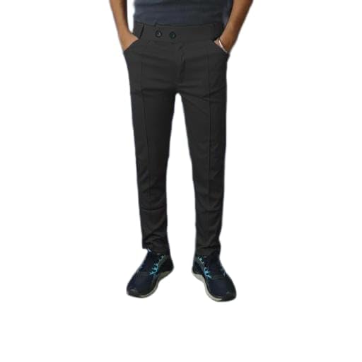 Men's Soft Fabric Everyday Comfort Trouser | Regular Fit Pants-picture-15
