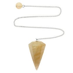 Rutilated Quartz Crystal Pendulum