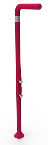 Ducha Tradicional De Exterior Jardín Grifo Y Lavapiedi Arkema Funny Yang Cherry