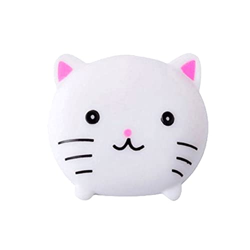 Topes de puerta silenciosos bonitos, protección de pared, amortiguador de seguridad, manija de puerta, topes de seguridad impermeables, 1 Uds.,cat Cover