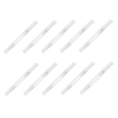 LIFKOME 10 piezas Contenedor de Maquillaje para Uñas Aplicadores de Brillo Labial y Aceite Nutritivo Ergonómicos para Uso Profesional y Personal
