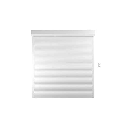 Volet Roulant PVC H220 cm x L120 cm Radio sans Fil Blanc
