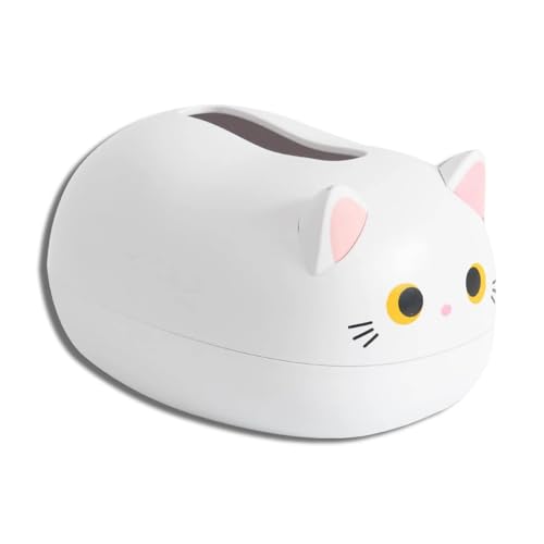 Tissue Holders, Tissue Box Cover with Storage, Niedlicher Katzen-Taschentuchbox-Halter, Tissue Holder Dispenser for Night Stand,Dresser,Kitchen,Tabletop,Bathroom,Office Table