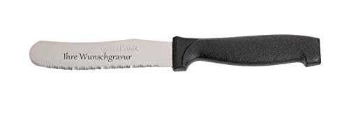 TR GRÄWE Frühstücks-/Brötchenmesser, Serie Basic, mit Namensgravur