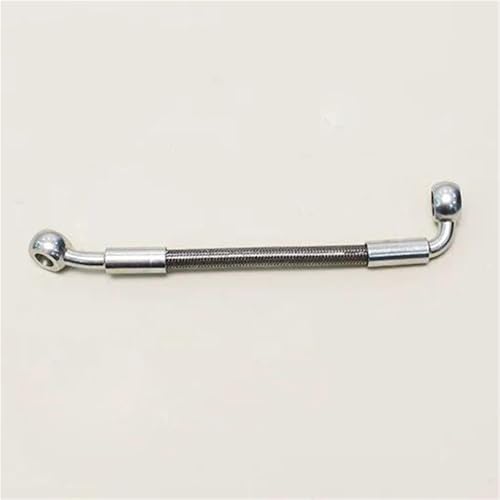 Flexible de frein en acier tressé M8 28°-90° de 190cm pour moto