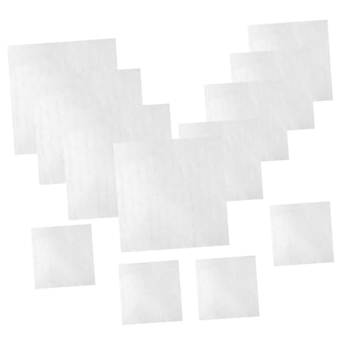 JEWEDECO Embroidery Fabric Squares 12 Pack Cloth Cross Stitching Soft Cotton Easy to Fold Carry for DIY Craft Projects