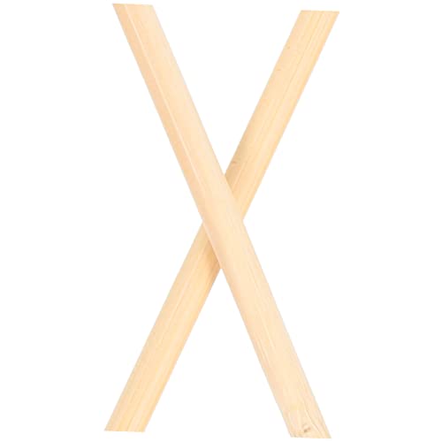 Image of 35Pcs Wooden Lantern Sticks for DIY Paper Lanterns, Handheld Lantern Poles with Ergonomic Grip, Multi-Color, 10.43 Inch