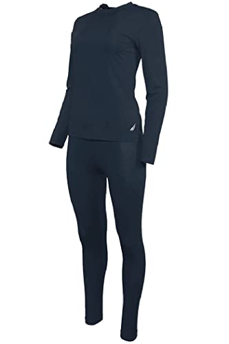Nautica Girls Base Layer Top & Bottom Long Johns Thermal Underwear Set4