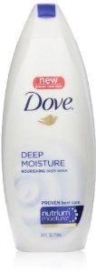 Dove Nourishing Body Wash - Deep Moisture 3/24 Ounce Bottles (2 Pack)