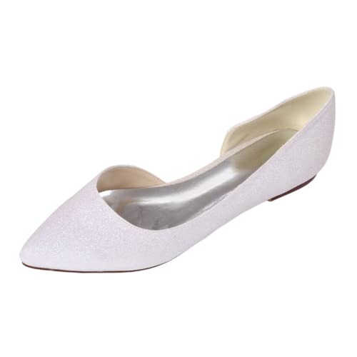 Chaussures de mariage plates pour une cérémonie en plein air ou à la plage