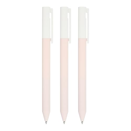 PATIKIL 3 bolígrafos gel 0.5 mm tinta rosa