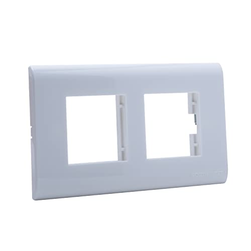 Image of Wipro Northwest Nowa 4 Module cover plate, White (pack of 1)