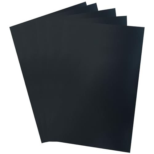 Aoserge 5 Sheets Premium Black Fursuit Eyes Mesh - 0.5mm PVC Plastic Eye Mesh for Furry Cosplay Therian Masks & DIY Crafting Easy to Cut 11.8x7.87 for Custom Designs