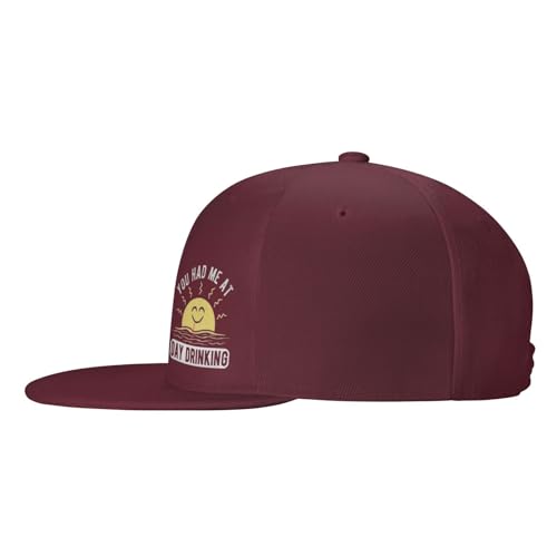 You Had Me at Day Drinking Adjustable Outdoor Baseball Hat Flat Hat4