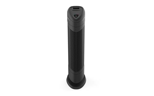 Ionic Pro Turbo (TA550) Ionic Air Purifier Tower for Home, Quiet Ionic Filterless Design, Covers Up to 500 Sq. Ft., Removes Odors, Smoke, Dust, and Allergens – Black