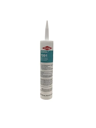 DOWSIL 7091 Silicone Adhesive-Sealant Black 10 oz