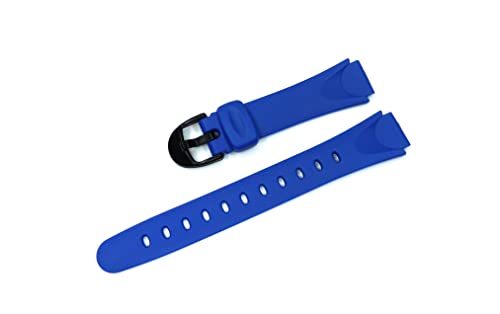 Bracelet rechange compatible Casio LW-200-2AV montre résine bleu sport