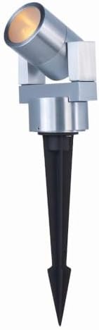 ET2 Alumilux Landscape-5W 1 LED Outdoor Spot Light-3.5 Inches Wide by 13.75 inches high-Satin Aluminum Finish