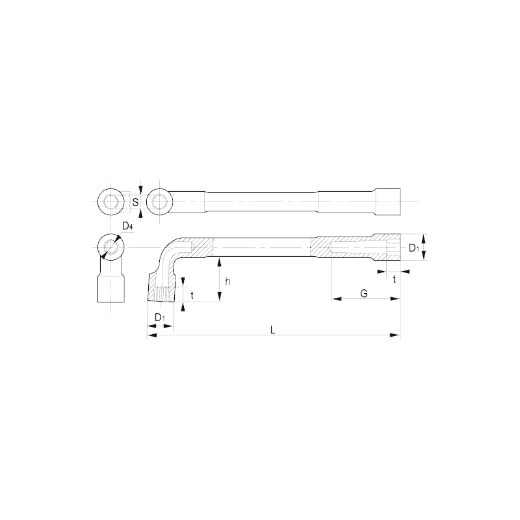 Cle Pipe Debouchees 22 Bahco 51-22-1 pour debloquer un ecrou difficile