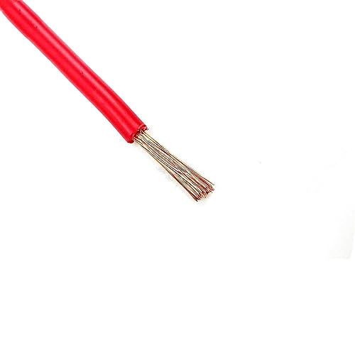 Outdoor Extension 5 Meters 18AWG Copper Cables 240V 110v Wires Electrical Wire 20 to 10AWG Electric Cable 20AWG 16AWG 14AWG 12AWG 10AWG Solar sheathed(RED,16 AWG - 1.5mm2)