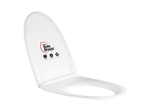 KOHLER-REACH-Round-Antimicrobial-Quiet-Close-UF-toilet-Slim-Seat-Cover-White KOHLER REACH (Round) Antimicrobial, Quiet Close UF toilet Slim Seat Cover (White)