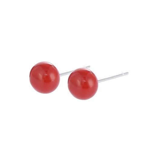 Boucles d'oreilles agate rouge argent S925 le cadeau idéal pour femme