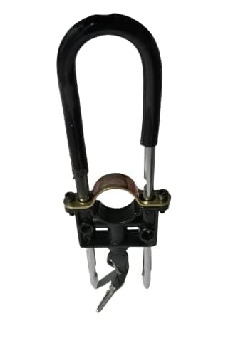 AUTO MT Metal Universal Wheel Lock Bike Front Wheel Lock with Keys for All Bikes Front Wheel Lock Bike Front Wheel Lock with Keys for All Bikes, Black