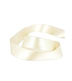  Disquette 25m Satin scintillant Ecru - Taille 24mm