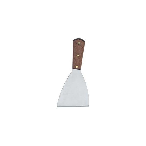 For Winco TN526 Grill Scraper w/Wooden Handle | 41/2 x 3/8
