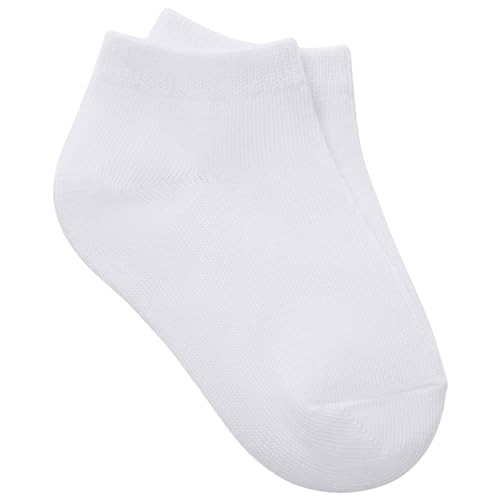 Tenpluszero 20 Pairs Toddler Kids Socks Half Cushion Low Cut Ankle Socks Boy Girl Athletic Socks2