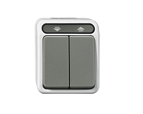 Interrupteur pour store Merten Aquastar pour remplacer une commande bloquée gris