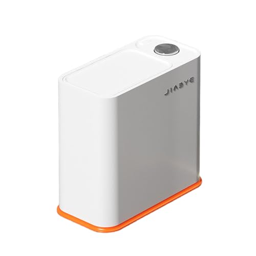 Caneca de basura rectangular con tapa tipo prensa