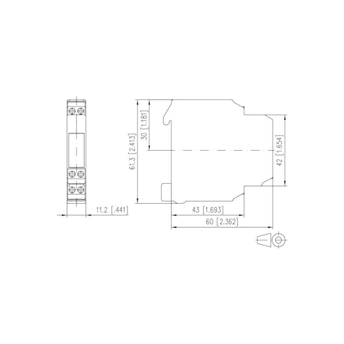 Metz Connect komponent łączący KRA-M6/21 230AC 1W przekaźnik przełączający 4250184122623