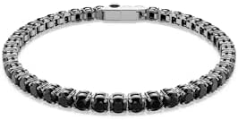 Swarovski Matrix Tennis Bracelet, Round Cut Crystals, Pink, Blue,...