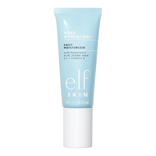 e.l.f. SKIN Daily Hydration Moisturiser, Ultra Hydrating Formula, Infused With Aloe, Jojoba Oil & Shea Butter