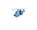 Pinypon Action - Helicóptero de policía con 1 Figura y Accesorios, para...