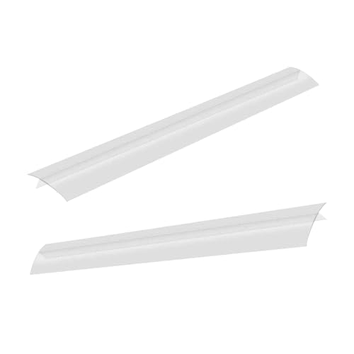 BESPORTBLE Lot de 2 Joints d'Étanchéité en Silicone Alimentaire 53 CM pour Plaques de Cuisson Protection Latérale Transparente pour Four Cuisine Couvre-Fentes Ajustable pour Plan de