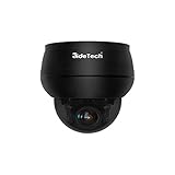 JideTech 4k 8MP Domo IP PoE PTZ Cámara de Vigilancia Exterior, Zoom Óptico 5X, 355°/90°,...