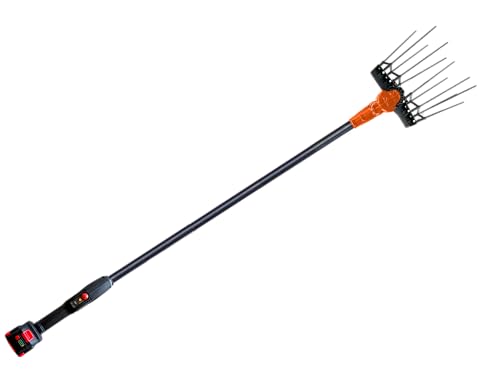 Linx Iberic Vareador Eléctrico 257CV 12V – Motor 370W, Peine Carbono 30cm, Pértiga 2.3 m + Prolongación 1m, Cable 14m, Incluye Cable con Pinzas para conectar a bateria de Coche