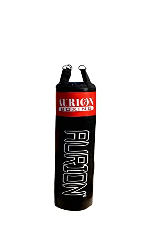 Aurion Black 3 Feet (36 Inches) Unfilled Synthetic Leather Boxing Punching Bag | One Pair of Hand Wraps | Stainless Steel Hanging Chain | MMA | Kickboxing | Muay Thai | Taekwondo | Judo | Karate (B078V4R8TH) Amazon Price History, Amazon Price Tracker