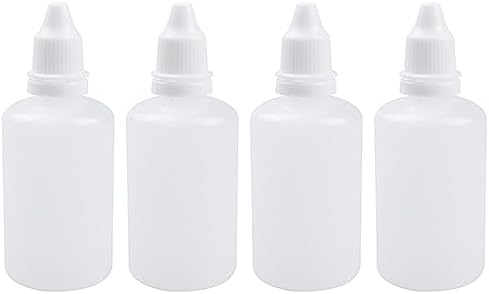 LuenHego Squeeze Bottles 4 Pieces 50ml Small Plastic Squeezy Dispensing ...