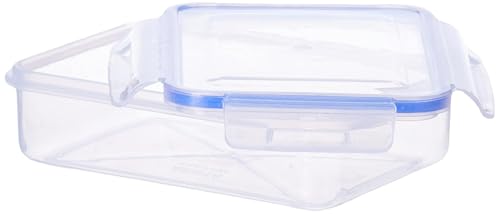 Image of Aristo Lock & Fresh 210 Plastic Storage Container For Storing Snacks, multipurpose use Set of 4-700 ML, Transparent Clear, medium (LOCK&FRESH210) (19 x 13 x 5.5cm)