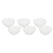 LYOR - Conjunto 6 Bowls de Vidro King 12,5cm x 5cm