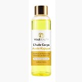 yole scrabble FORMULE ÉCLAIRCISSANTE: Huile corps enrichie en acide kojique pour réduire naturellement la production de mélanine et uniformiser le teint