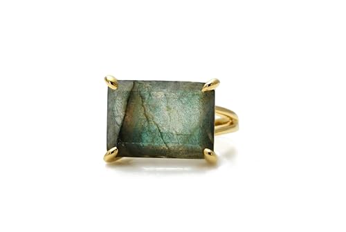 Bague en labradorite pour maman, le bijou délicat à porter au quotidien