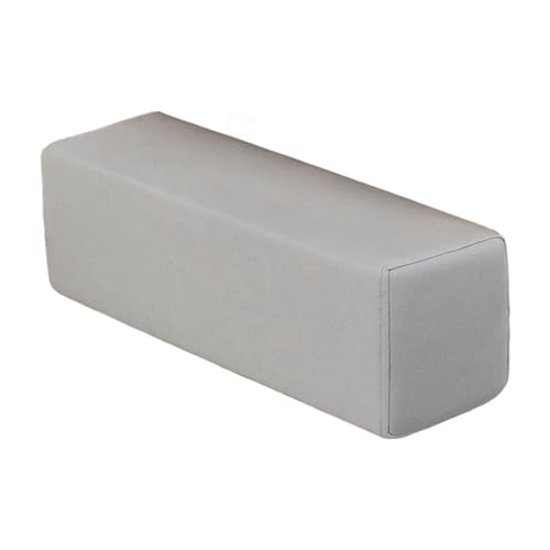 Cojín reposabrazos para sofá y sillón en color gris claro lavable y rectangular 2