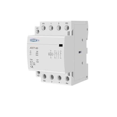 Contacteur de puissance 63A monophasé rail DIN résout les coupures de courant 220V 4NC