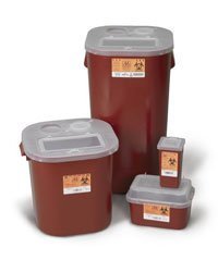 PT# 8705 Container Sharps-Tainer Stackable XL Red 8gal Ea by, Medical Action Industries