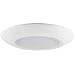 SUNLITE 87738-SU 7.5-Inch Round LED Mini Flat Panel Light Fixture, 15 Watts (60W Equivalent), 120 Volts, Color Tunable (30K/40K/50K), 800 Lumens, Dimmable, 90 CRI, ETL Listed, White Finish